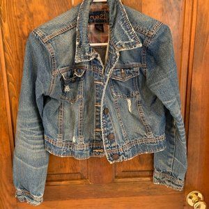 Wash Ripped Cropped Jean Jacket